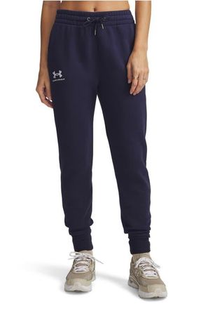 Under Armour Icon Fleece Joggers in Midnight Navy //White at Nordstrom, Size X-Large