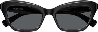 Valentino Sunglasses Vg0009 S 001 Black/Grey Women