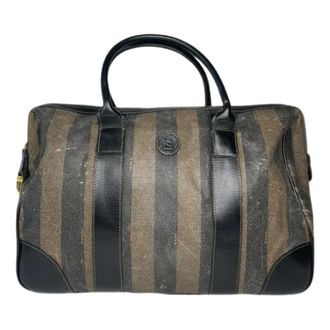 Fendi Pre-owned Weekend Bags, female, Brown, Size: ONE SIZE Pre-owned Vintage Weekend Bag