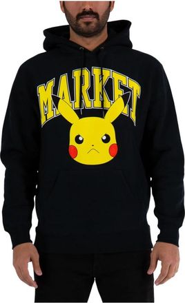 Market Hoodies - Heren - Hoodies - Zwart - S - Katoen - Hoodies & sweatvesten