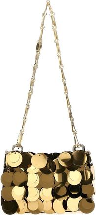 Paco Rabanne Shoulder Bags, female, Yellow, ONE SIZE, Sparkle Nano Bag