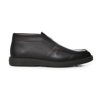 Santoni Schoenen, Heren, Bruin, 43 EU, Leer, Enkellaarsjes