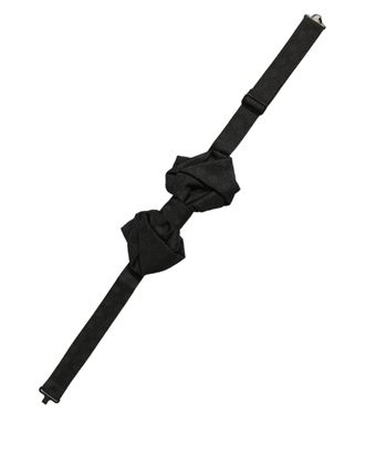 Dolce & Gabbana Silk Bow Tie - Black