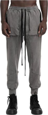 Thom Krom Heren, Broeken, Grijs, Maat: M Katoen