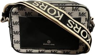 Michael Kors Pre-owned Maeve EW Crossbody Bag - Dames - Vintage Schoudertas - Zwart - ONE Size - Katoen - Vintage
