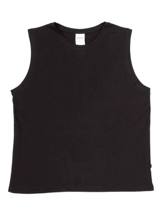Kowtow Tanktop met logo - Zwart