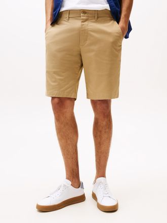 Tommy Hilfiger Bermudas TOMMY HILFIGER BROOKLYN SHORT 1985, Herren, Gr. 30, N-Gr, braun (camel), Web, Obermaterial: 97% Baumwolle, 3% Elasthan, Hosen Bermudas