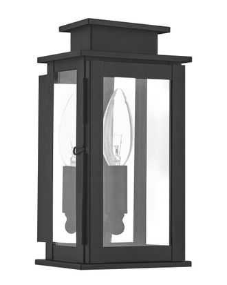 Livex Lighting 1-Light Black Outdoor Wall Lantern