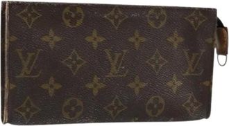 Louis Vuitton Pre-owned Clutches, female, Brown, Size: ONE SIZE Pre-owned Accessory Pouch