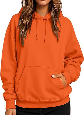 Generic Hoodies For Women Uk Oversized Sweatshirts Fleece Hoodies Hooded With Pocket Tops Sweaters Casual Sweatshirt 2026 Trendy Loose Long Sleeve Fall Winter