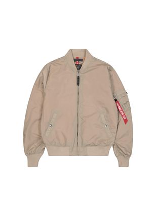 Alpha Industries Bomberjacke ALPHA INDUSTRIES MA-1 TT Light, Herren, Gr. XXL, beige (vintage sand), Obermaterial: 100% Nylon, Futter: 100% Nylon, Jacken Bomberjacke