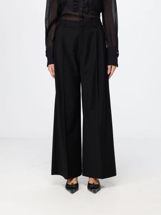 Tela Pleated Straight-Leg Cady Tailored Trousers