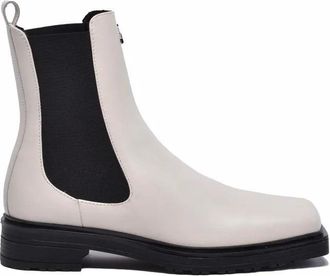 Patrizia Pepe Ankle Boot 3cm Heel - White