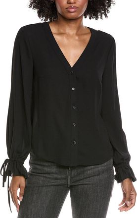CeCe by Cynthia Steffe Cece V-Neck Flounce Blouse