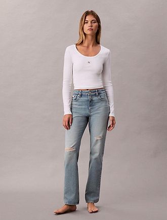 Calvin Klein High Rise Straight jeans