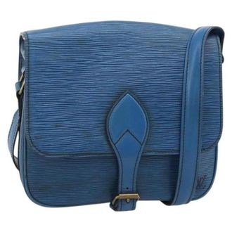 Louis Vuitton Pre-owned Vintage Epi Shoulder Bag - Dames - Pre-owned - Blauw - Maat: ONE Size Leer