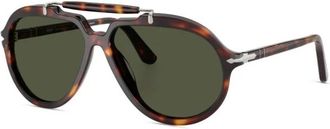 Persol Po 0202S 2431 Zonnebrillen - unisex - Zonnebrillen - Bruin - 57 MM - Accessoires