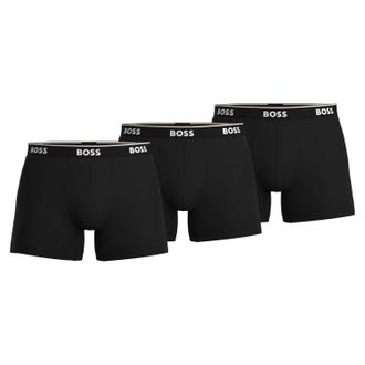 HUGO BOSS Heren Boxershort (Pakket van 3) (Zwart)