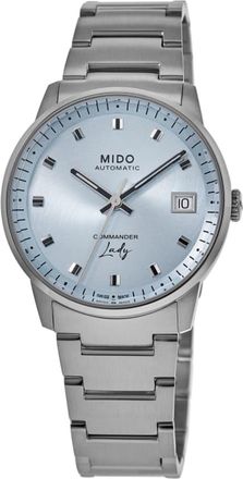 Mido Commander Automatic Blue Dial Stainless Steel Womens Watch M021.207.11.041.00