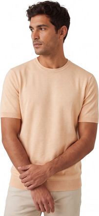 Blue industry T-shirt Blue Industry oranje ronde hals