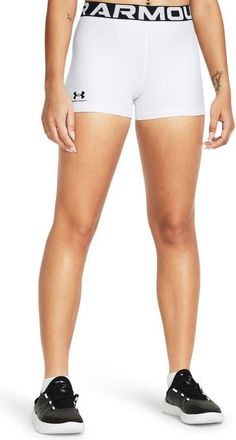 Under Armour HeatGear Shorts in White //Black at Nordstrom, Size Xx-Large