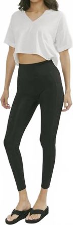 Kancan Lets Get Physical Active Wear Leggings In Black