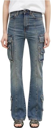 Fiorucci Flared Jeans - Dames - Flared Jeans - Blauw - W27 - Jeans