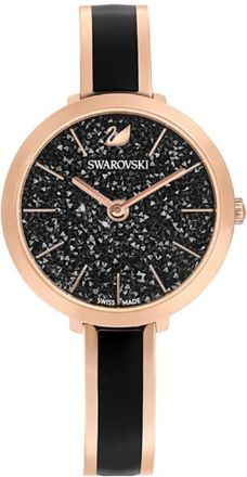 Swarovski Crystalline Delight Quartz BlackDial Ladies Watch 5580530