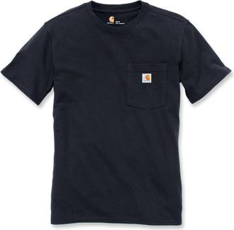 Carhartt Work in Progress Loose Fit Heavyweight S/S Pocket Cotton T-Shirt f&uuml;r Damen | blau