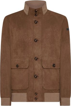 Roberto Ricci Design Nabucco Valstar Su&egrave;de Jas - Heren - Zomerjassen - Bruin - S - Su&egrave;de - Jassen