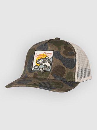 Salty Crew Striper Trucker Cap camouflage