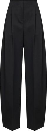 MUGLER Rtw... - Dames - Wijde Broeken - Zwart - S - Wol - Broeken