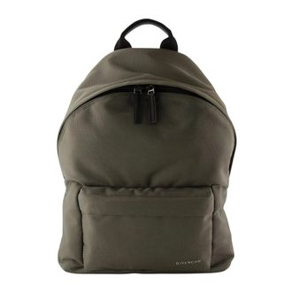 Givenchy Tassen, Heren, Groen, ONE Size, Leer, Essential U Rugzak