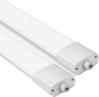 OEM L&aacute;mpara Led Para Ba&ntilde;o, Resistente Al Agua, Dise&ntilde;o Conectable, Paquete De 2 Unidades, Color Blanco, 31-40 W