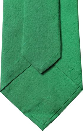 Dolce & Gabbana Silk-Cotton Blend Necktie - Green
