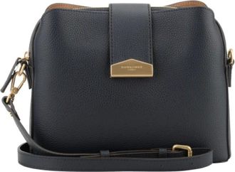 Pourchet Tassen, Dames, Blauw, ONE Size, Leer, Cavalcade Schoudertas