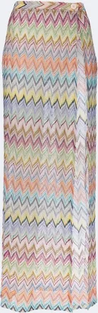 Missoni Zigzag lam&eacute; beach cover-up