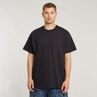 G-Star Seam Detail Loose T-Shirt - Zwart - Heren