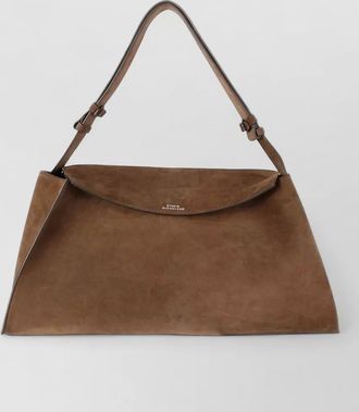 STUDIO NICHOLSON suede leather shoulder bag