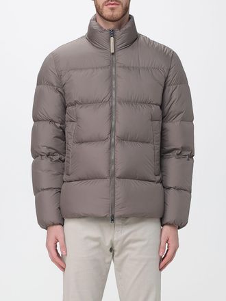 Woolrich Quilted Nylon Down Jacket with High Neck and Zip Closure