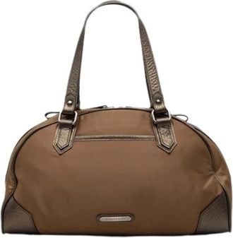 Burberry Pre-owned Handbag - Dames - Vintage Handtas - Bruin - ONE Size - Leer - Vintage