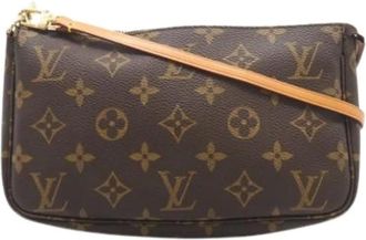 Louis Vuitton Pre-owned Mini Bags, female, Brown, Size: ONE SIZE Pre-owned Vintage Pouch