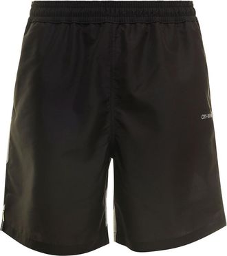 Off-white Black Swim Trunks