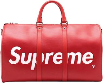 Louis Vuitton Borsa Duffle Pre-owned in Pelle - - Pre-owned - Donna - Rosso - ONE SIZE
