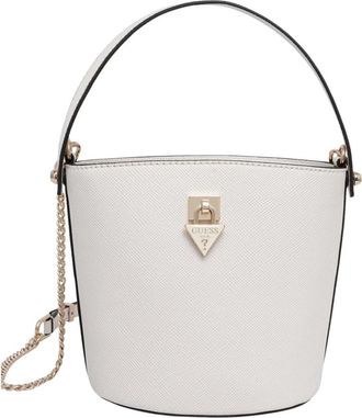 Guess Patsie Crossbody Tas - Dames - Schoudertassen - Wit - ONE Size - Leer - Tassen