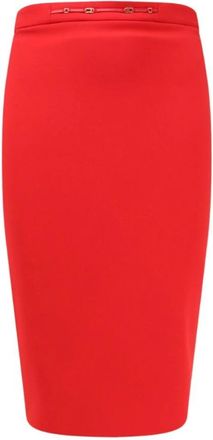 Elisabetta Franchi Mujer, Faldas, Rojo, Talla: XS