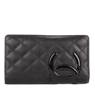 Chanel Cambon Ligne Long Bifold Wallet portemonnee