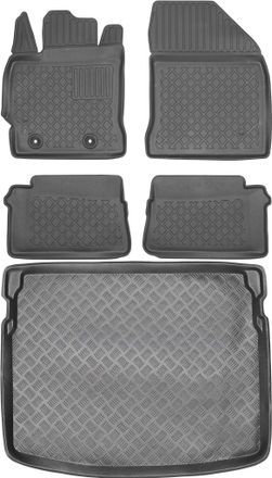 OEM Juego De Alfombrillas Para Coche Y Maletero Para Toyota Auris Ii Hatchback (2012-2018)