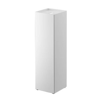 Yamazaki Tableware Portarrollos De Papel Higi&eacute;nico Metal Blanco H38,5 Cm