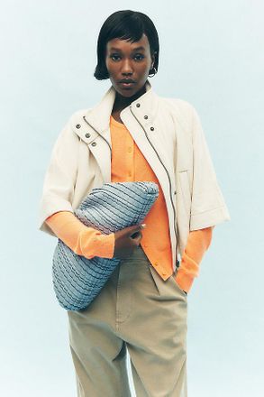 Urban Expression Oversized Woven Clutch